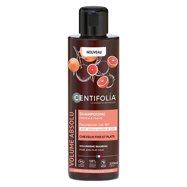Volume Absolu Shampoing Cheveux Fins et Plats Bio 200ml