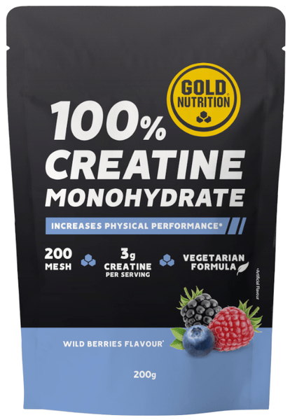 GoldNutrition Creatina Monohidrato Fruto Rojos 200 gr