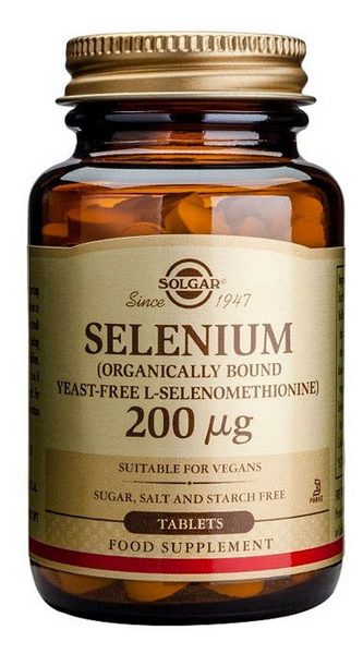 Solgar Selenio 200 mcg (sin levadura) 50 comprimidos