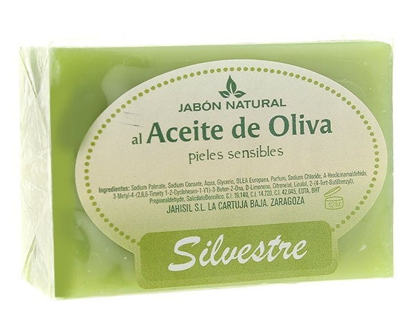 Silvestre Jabon Natural Aceite De Oliva Pieles Sensibles 100g