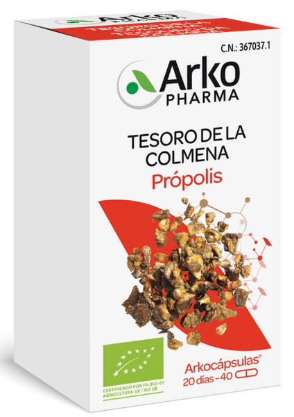 Arkopharma 10 X Arkocápsulas Própolis Bio 40 Cápsulas - Imagen 2