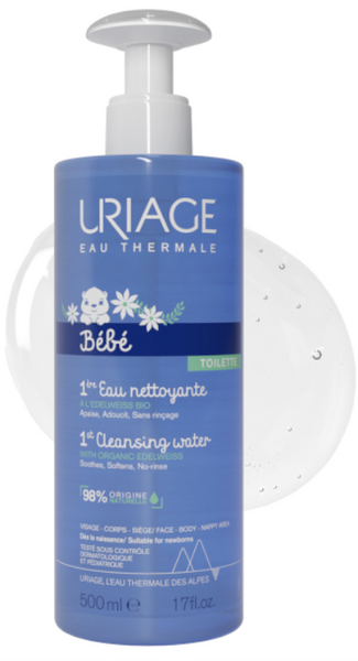 Uriage 1er Agua De Limpieza Bebé 500ml