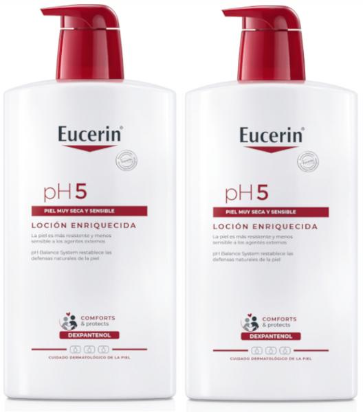 Imagen de Eucerin pH5 Loción Hidratante 2x1 Litre uso cuerpo en OfertitasTOP