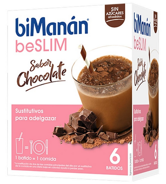 BiManán BeSlim Batido Chocolate 6 Sobres