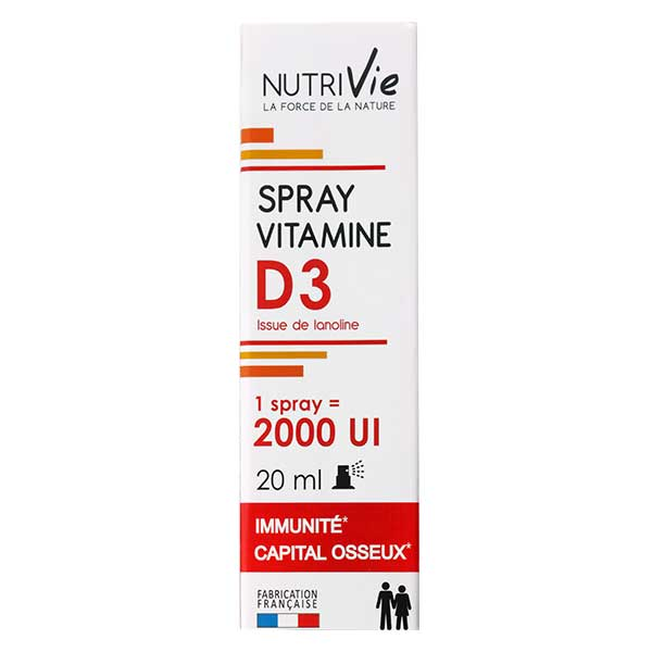 Vitamine D3 2000 UI Spray 20ml