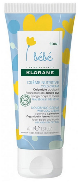 Klorane Bebé Crema Nutritiva Al Cold Cream 40ml