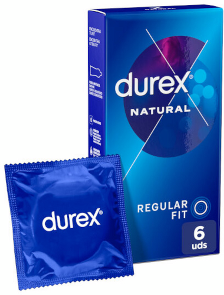 Durex Preservativo Natural Plus 6 Unidades