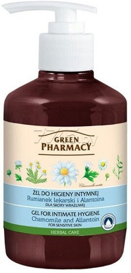 Greenpharmacy Gel Higiene Íntima Camomila Y Alantoína 370ml