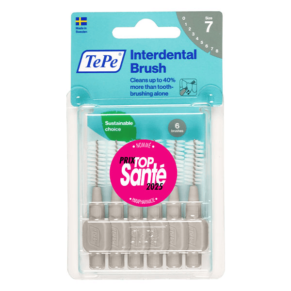 Brossettes Interdentaires Originales Gris 1.3 mm 6 brossettes 2