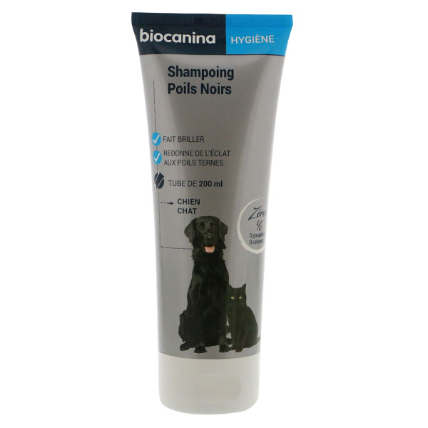 Meilleurs prix pour Biocanina Shampoing Poils Noirs Chien et Chat 200ml