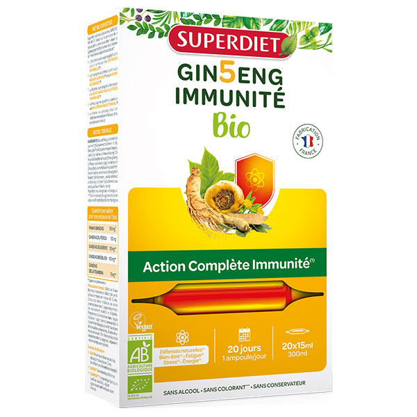 Ginseng 5 Bio 20 ampoules