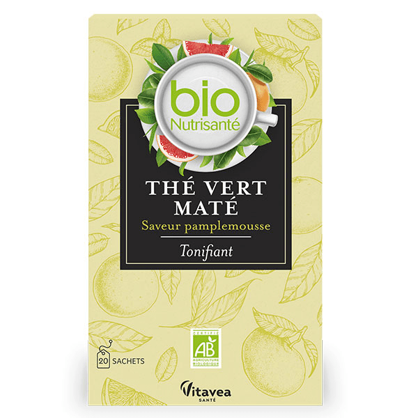 - Biosnutrisanté -  Thé vert maté Pamplemousse - 20 sachets 3