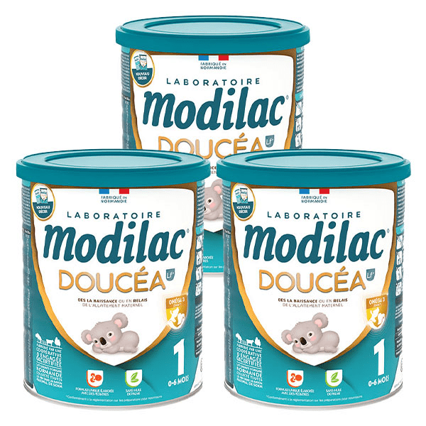 Doucéa LF+ Lait Infantile 1er Âge 820g - Lot de 3