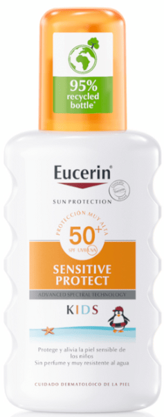Eucerin ¡29% Dto! Sensitive Protect Sun Kids Spray Spf 50+ 200 Ml - Imagen 3