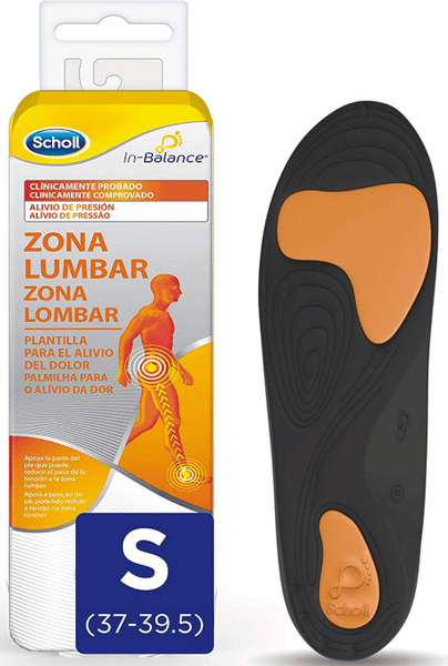 Scholl Plantillas In-Balance Alivio del Dolor Lumbar 1 Par (Talla 37-39,5)