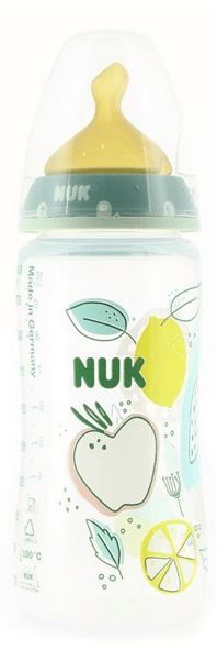 Nuk Biberón First Choice+ 0-6m Látex 300 ml Frutas
