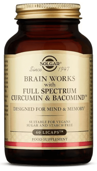 Solgar Brain Works 60 Cápsulas Vegetales