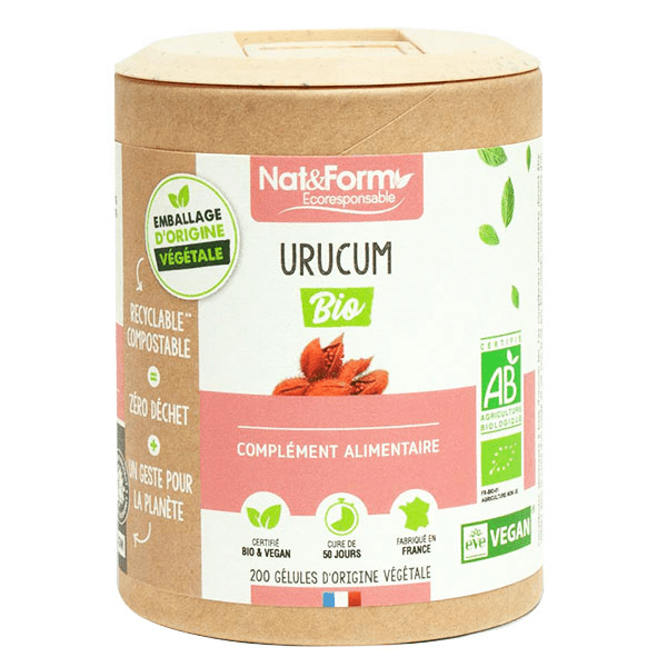Écoresponsable Urucum Bio 200 gélules végétales 3