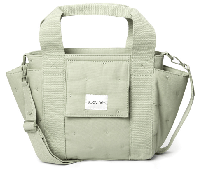 Suavinex Bolso Organizador Maternidad Pequeño para Carrito Verde Liso