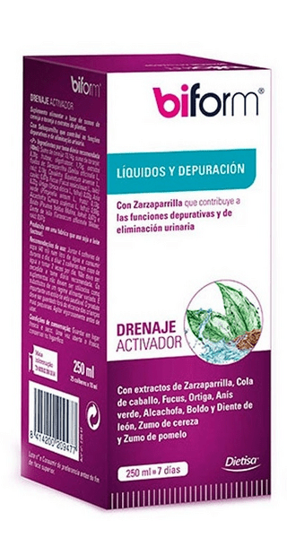 En Oferta Dietisa Drenaje Activador Biform 250 Ml
