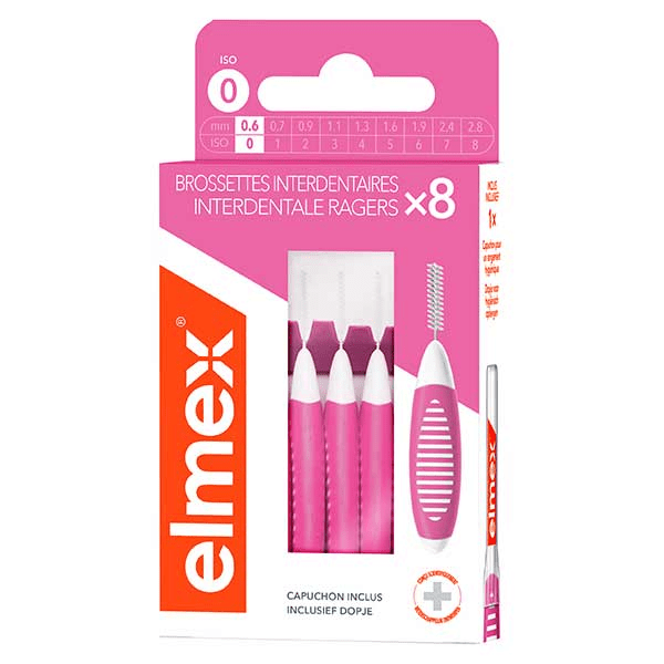 - Brossettes interdentaires Taille 0 - 0,6mm - Pack de 8 brossettes 4