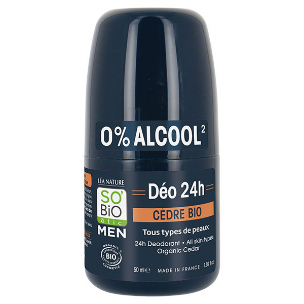 So'Bio Étic Men Déodorant 24h Cèdre Bio 50ml