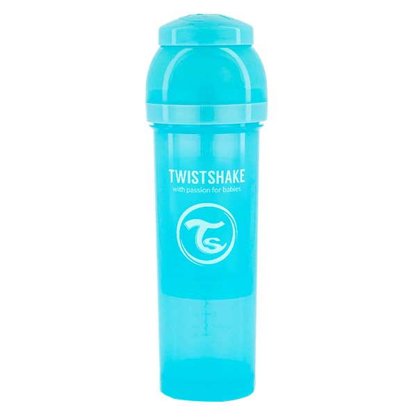 Biberon Anti-Colique Bleu Pastel +4m 330ml