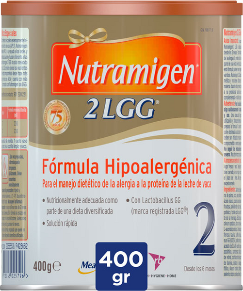 Nutramigen 2 LGG Hipoalergénica 400 Gr