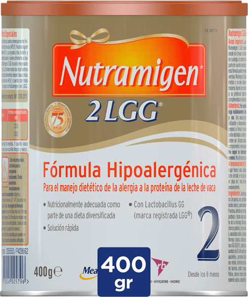 Nutramigen 2 LGG Hipoalergénica 400 gr