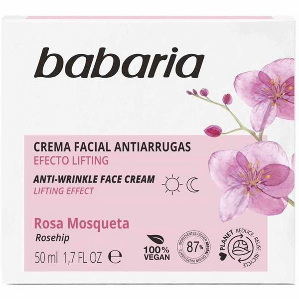 Babaria Crema Facial Antiarrugas Rosa Mosqueta 50ml