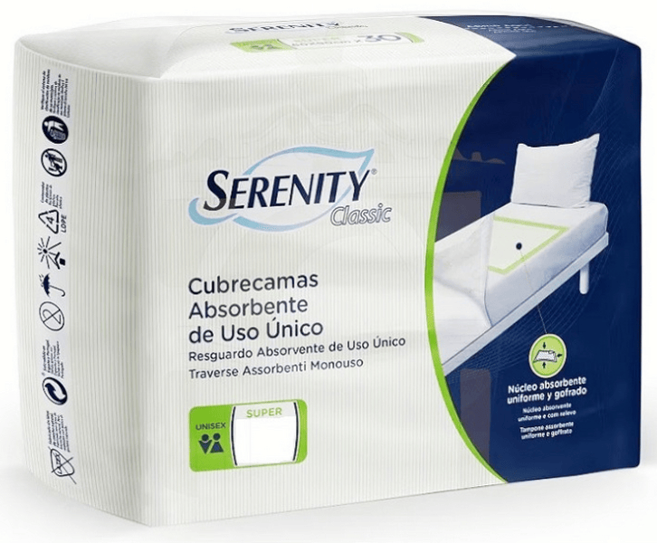 Serenity Classic Cubrecamas Super 60x90 30 uds