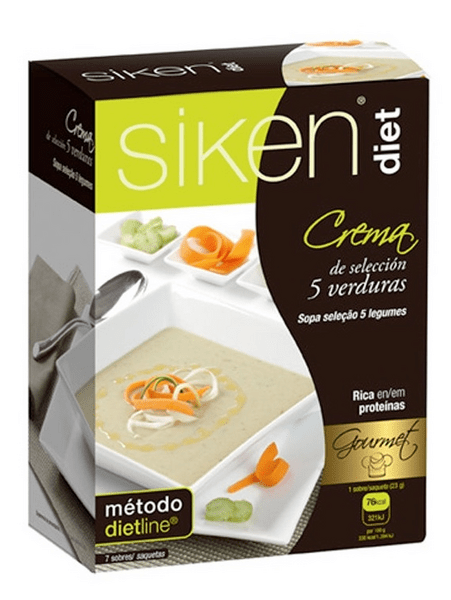 Siken Crema De Verduras 55 Gr X 7Sobres