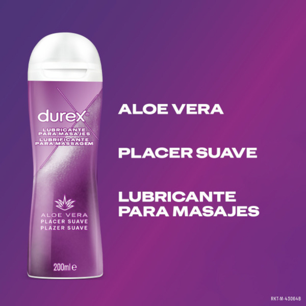 Durex Massage 2 En 1 Masaje Y Lubricante Aloe Vera 200ml