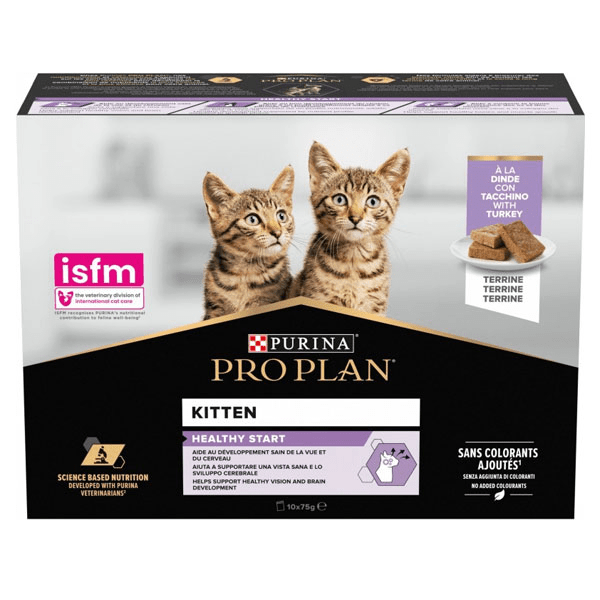 Comparer les prix de PURINA PRO PLAN Junior 10 x 75 g pour chaton - dinde