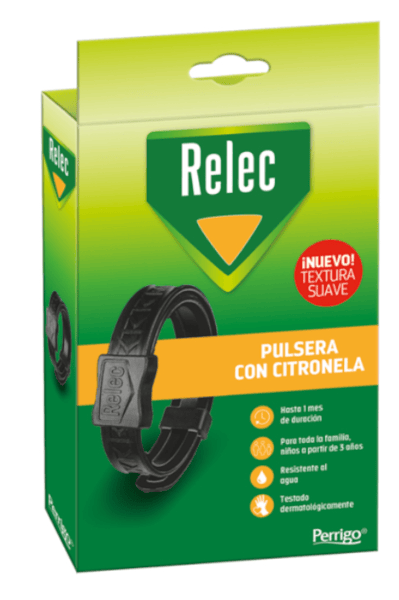 Relec Pulsera Antimosquitos Negra