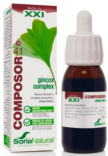 Soria Natural Composor 41 Gincox 50ml