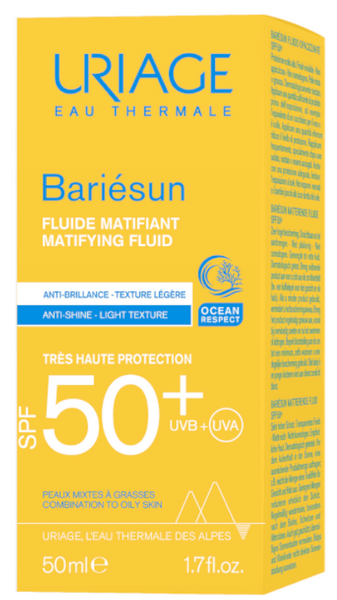 Uriage Bariésun Fluido Matificante SPF50+ 50ml