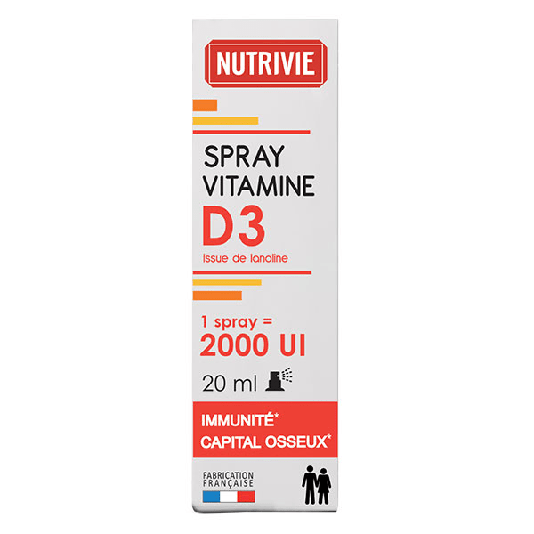 Vitamine D3 2000 UI Spray 20ml 2