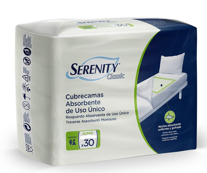 Serenity Empapador Expert 60x40 Súper 30 Unidades