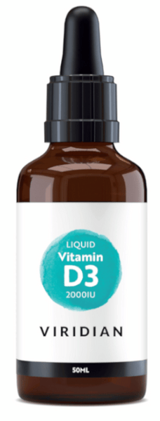 Viridian Vitamina D3 Líquida Vegana 2000iu 50 ml