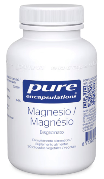 Pure Encapsulations Bisglicinato de Magnesio 90 Cápsulas