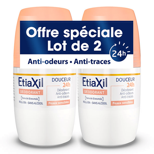 Déodorant Transpiration Faible Aisselles 24h Lot de 2 x50ml 3