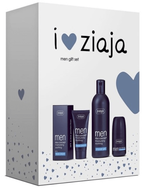 Ziaja Men Gel de Baño 300 ml + Crema Facial 50 ml + Desodorante 60 ml