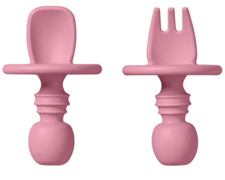 Saro Cubiertos Antiahogo Rosa 2 uds