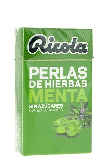 Ricola Perlas Sin Azúcar 25 gr Menta