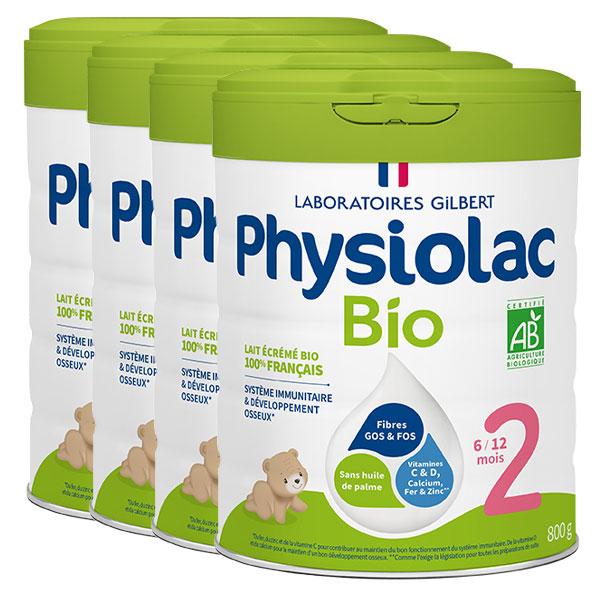 Bio Lait 2ème Age 800g - Lot de 4