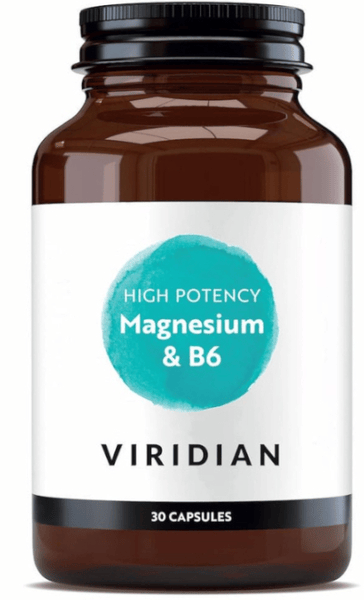 Viridian Magnesio Alta Potencia con B6 30 Cápsulas Vegetales