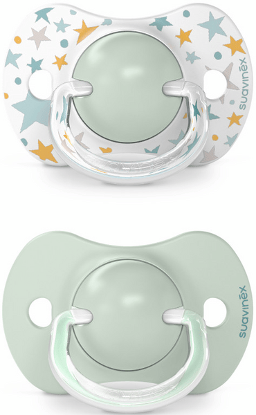 Suavinex Chupete Tetina Fisiológica SX Pro Silicona Dreams Azul 6-18m 2 uds