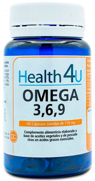 Health4U Omega 3, 6 Y 9 60 Cápsulas