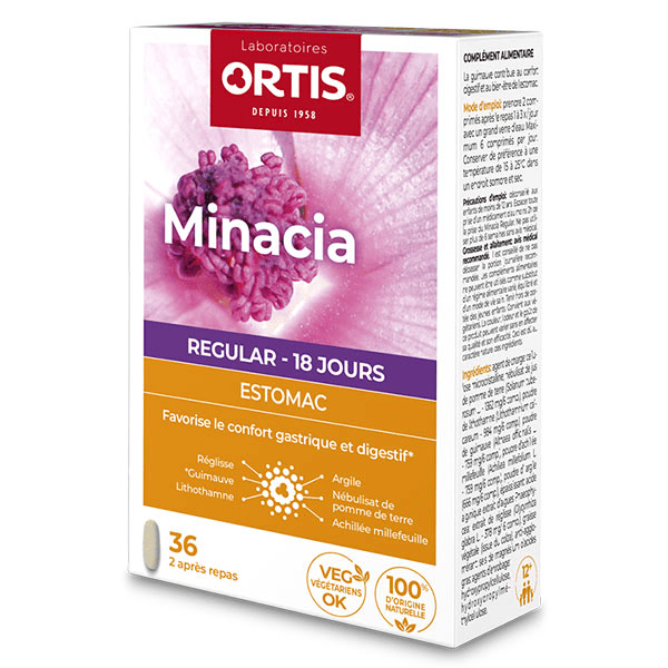 Digestion Minacia Régular Estomac 36 comprimés 2